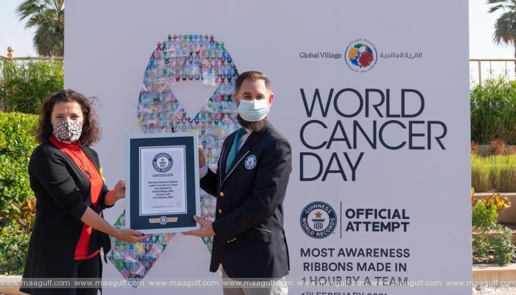 Global Village breaks Guinness World Records™ title on World Cancer Day 2021